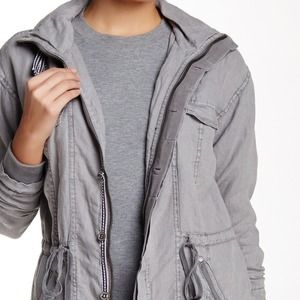 Michael Stars Linen Anorak Jacket Size M NWT